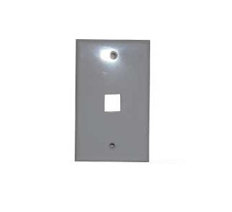 Tapa XCase (Faceplate) para caja de pared 1 perforacion 115*70 mm color Blanco
