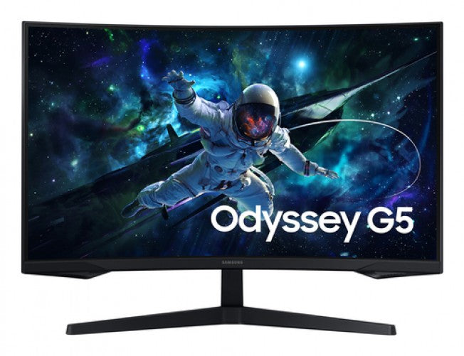 Monitor Samsung Odyssey Odyssey G5 G55C LCD, 32", Wide Quad HD, VA, 165 Hz, 1 ms, FreeSync, Negro