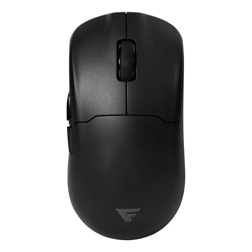Mouse Game Factor MOW800, Inalambrico, Base Magnetica De Carga RGB, 25000 DPI, Negro