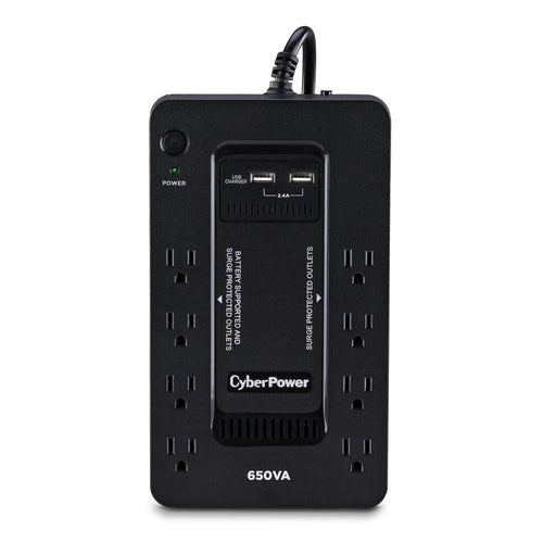 No Break CyberPower SX650U Linea en Espera, 650VA, 360W, 8 Contactos