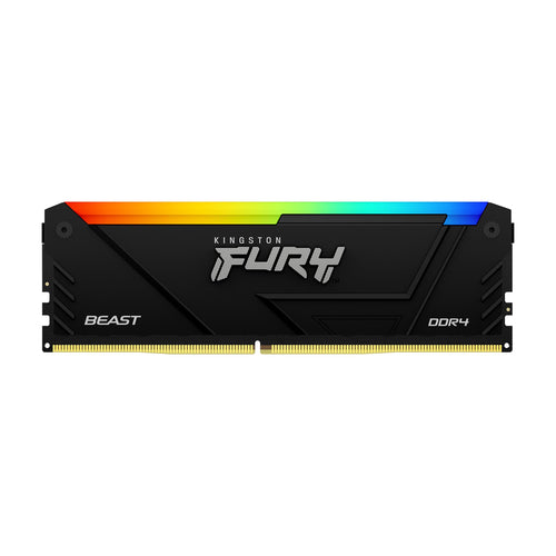Memoria Ram Kingston FURY Beast RGB 8GB DDR4, 3600 MHz, 288-pin DIMM