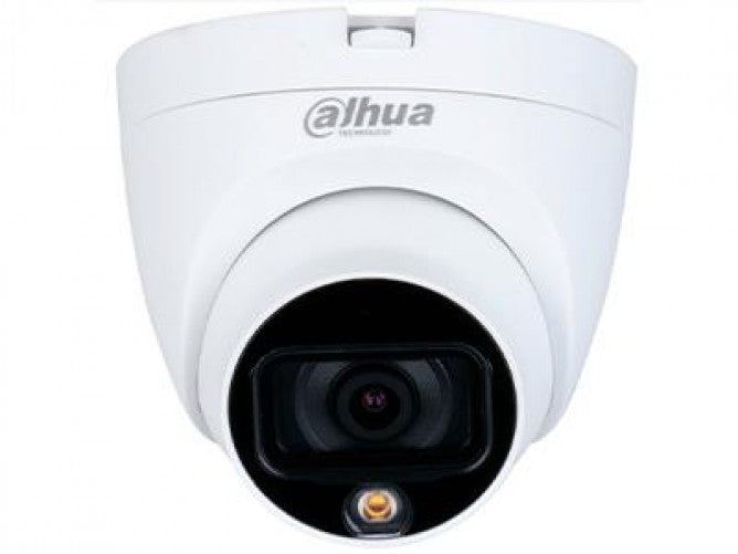 Camara Dahua CCTV, Domo, 2MP, Full color, IR 30m, Exterior, IP67, Vision nocturna