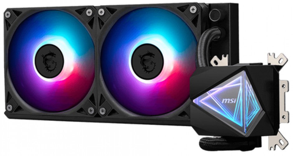 Enfriamiento Liquido MSI MAG CORELIQUID I240, 2x 120mm, Hasta 2100RPM, Negro