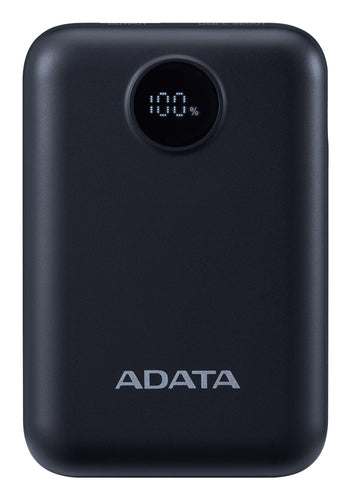 Power Bank ADATA C100, 10000 mAh, USB, Negro
