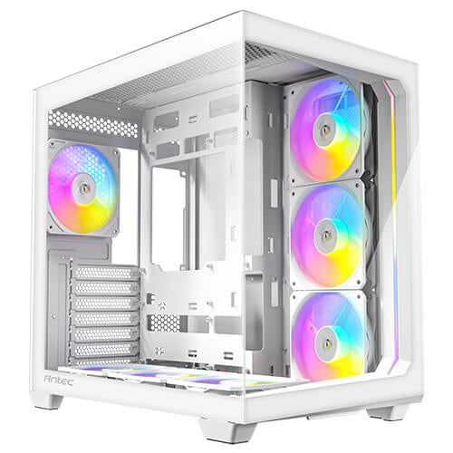 Gabinete Antec C5 ARGB, Midi Tower, Soporta ATX, Micro-ATX, ITX, 7xVent Incluidos, Blanco