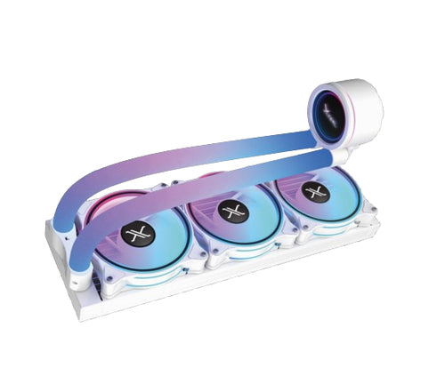 Sistema De Enfriamiento Liquido Xzeal VOSTOK AR360, ARGB, RPM 800-1800, INTEL/AMD, Blanco