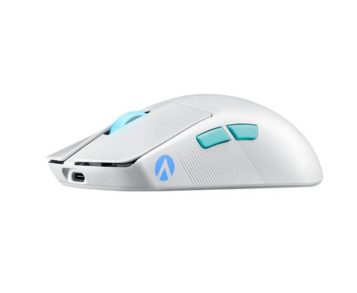 Mouse Gamer Asus ROG HARPE ACE AIM LAB EDITION, Inalambrico, Bluetooth, 650 IPS, 36000 DPI, Blanco