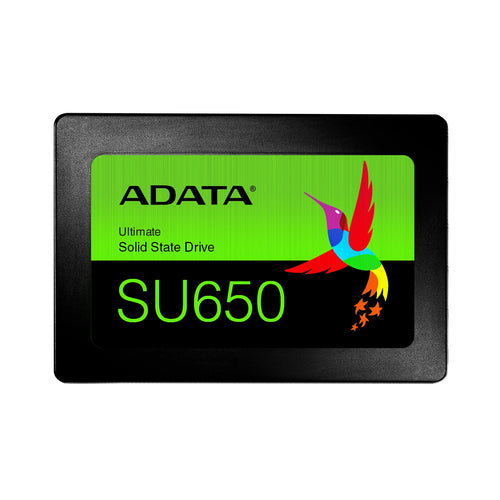 SSD ADATA Ultimate SU650 ASU650SS-512GT-R, 512GB, 2.5" SATA III, 3D NAND, 520MB/s lectura, 450MB/s escritura.