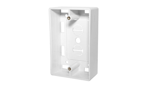Caja Posterior para Placa de pared (chalupa)XCase Rectangular 115*70 mm color Blanco