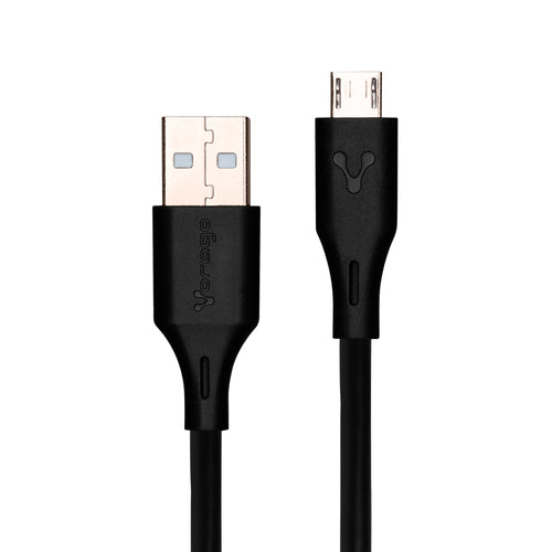 Cable Vorago USB-A a Micro USB, 1 metro, Negro