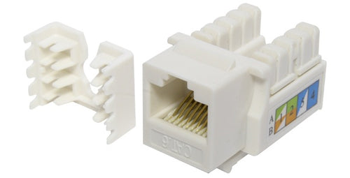 Jack Stone XCase RJ-45 CAT6 (Fluke Tested) 1 pieza color Blanco