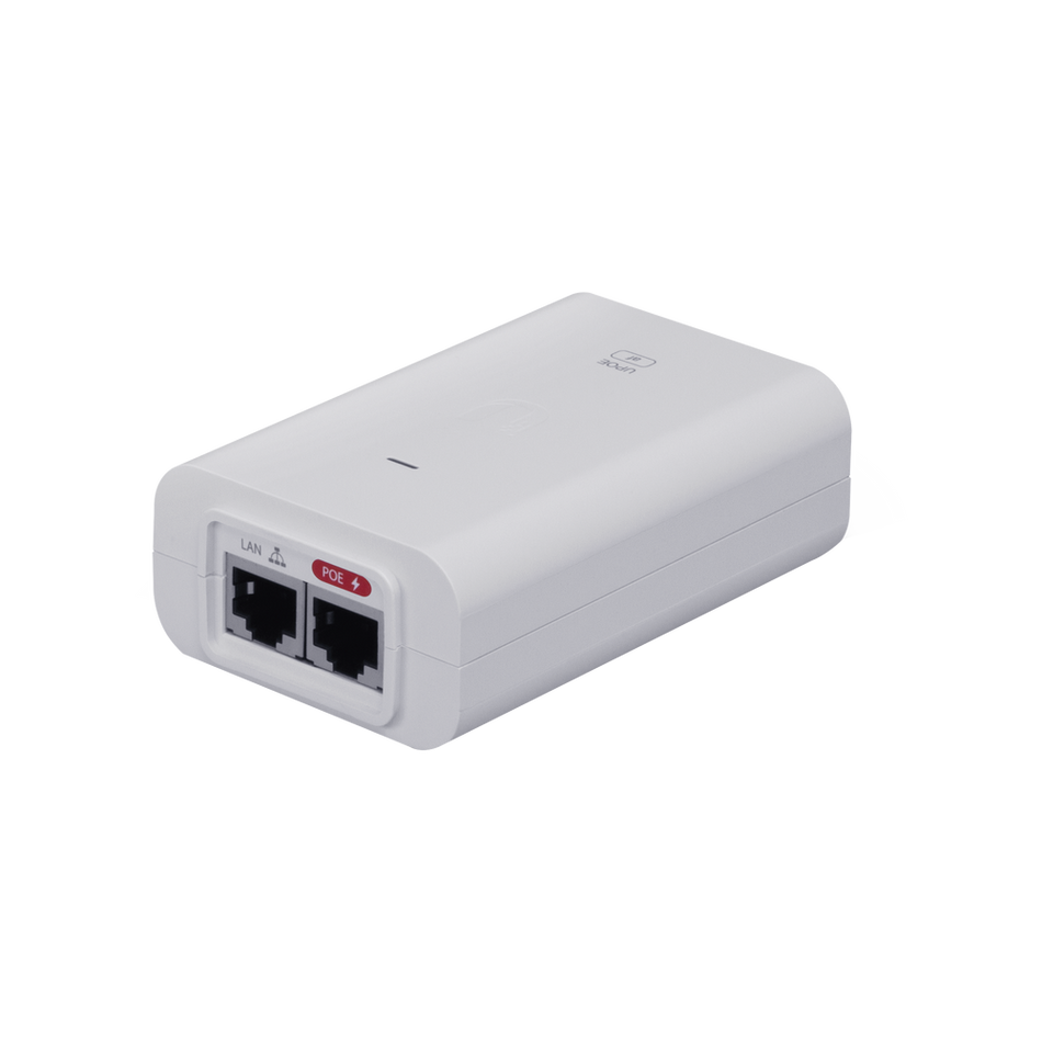 Adaptador PoE Ubiquiti Networks U-POE-AF 48V, 0.5A Color Blanco