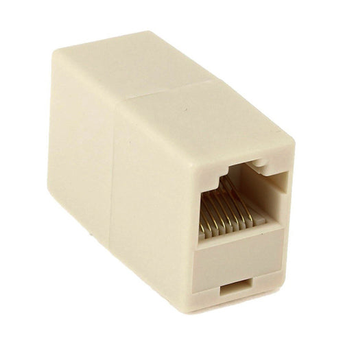 Cople RJ-45 CAT6 XCase Hembra-Hembra 1 pieza color Beige