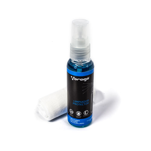 Limpiador Protector y microfibra Vorago para uso externo, para equipo de computo, 60ml