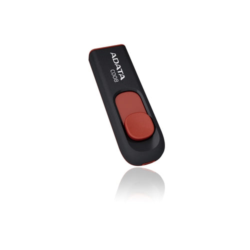 MEMORIA USB ADATA 16GB CLASSIC C008 ROJO/NEGRO