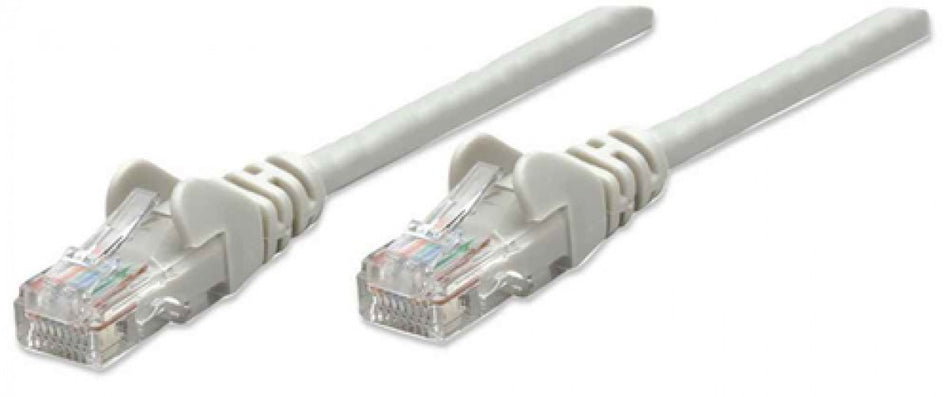 Cable de Red UTP Intellinet 2 metros, Cat6, RJ-45, Gris, 334112