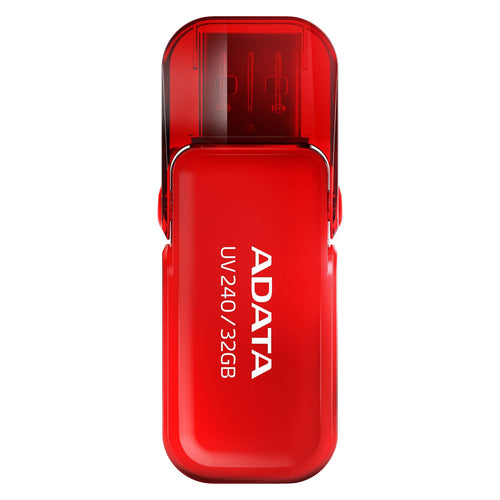 Memoria usb ADATA UV240, 32GB 2.0, Factor de forma Tapa, Color Negro
