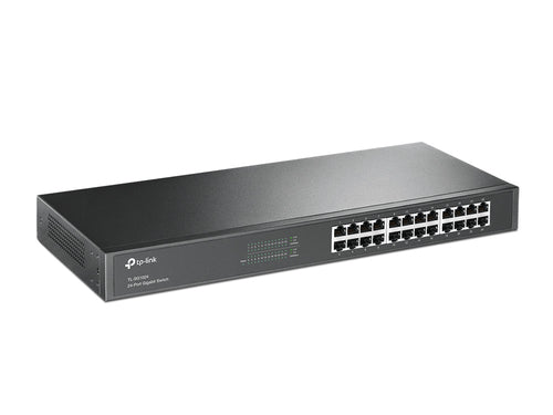Switch TP-Link TL-SG1024 No administrable L2 con 24 puertos Gigabit Ethernet (10/100/1000 Mbps), 48 Gbit/s color Negro
