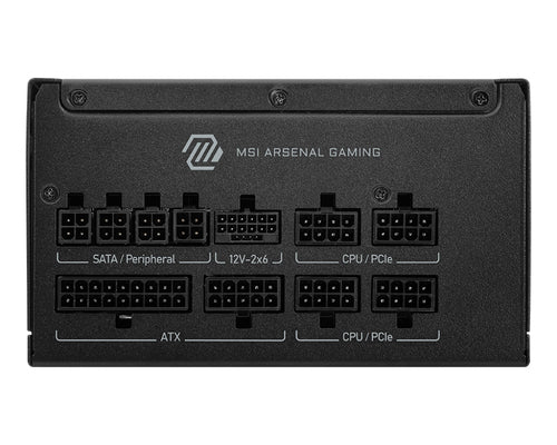 Fuente de Poder MSI MAG A1000GLS PCIE5 1000 W, ATX, 80 PLUS Gold, Fully-Modular