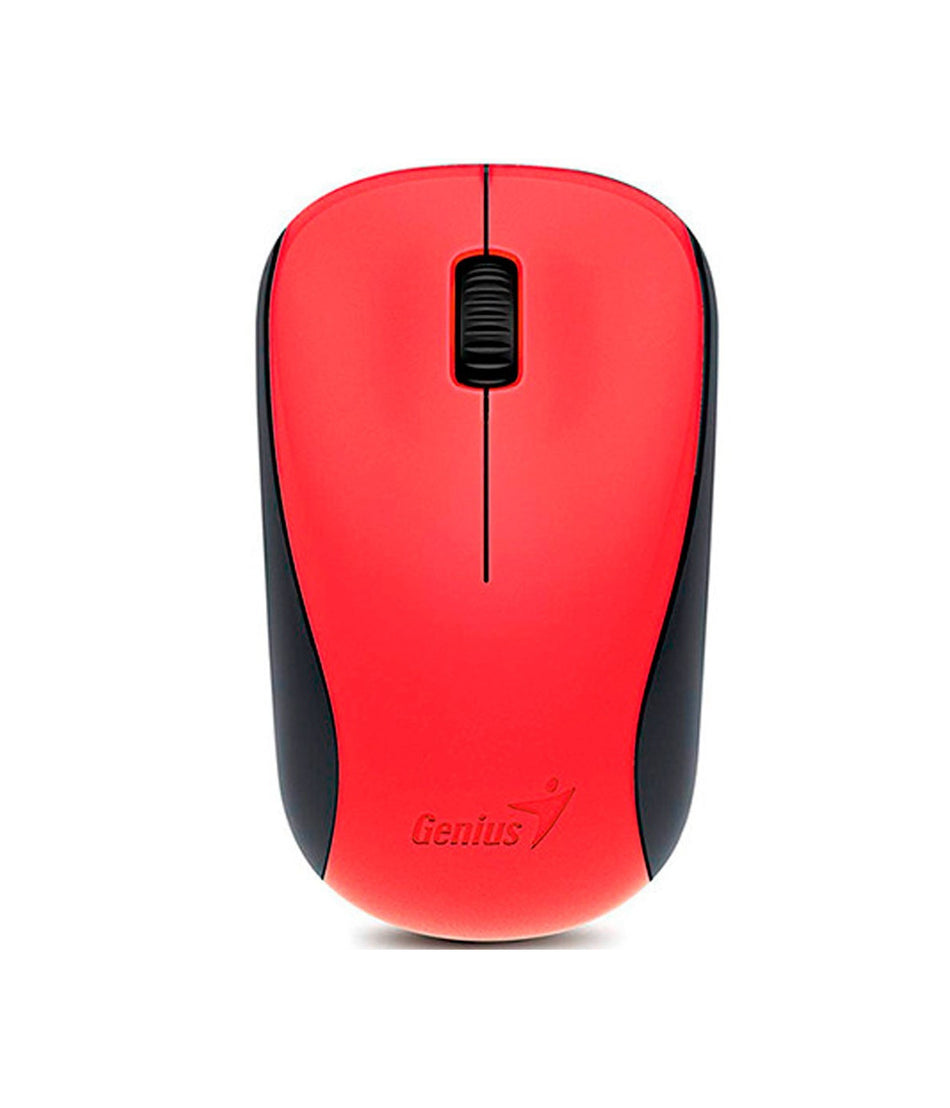Mouse inalambrico Optico Genius NX-7000, USB, 1200 Dpi, 3 Botones, 2.4 GHz, BlueEye, Rojo