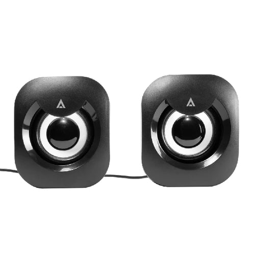 Bocinas Acteck AS215, Alambricas, 3.5mm, RMS 3W, USB, Negro