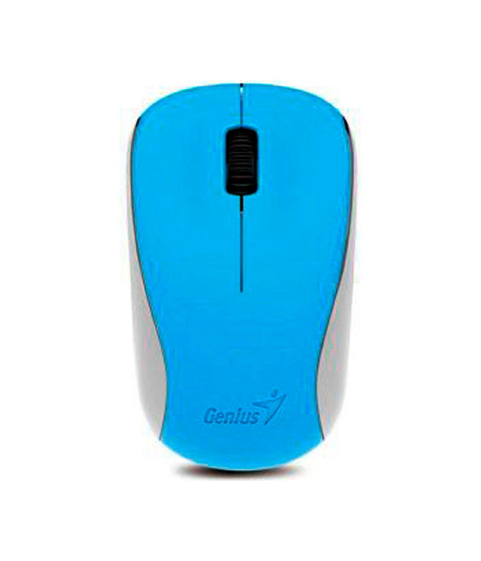 Mouse inalambrico Optico Genius NX-7000, USB, 1200 Dpi, 3 Botones, 2.4 GHz, BlueEye, Azul