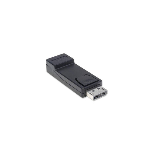 Adaptador Manhattan DisplayPort Macho 1.1 a HDMI Hembra, 1080p, 60Hz, Color Negro
