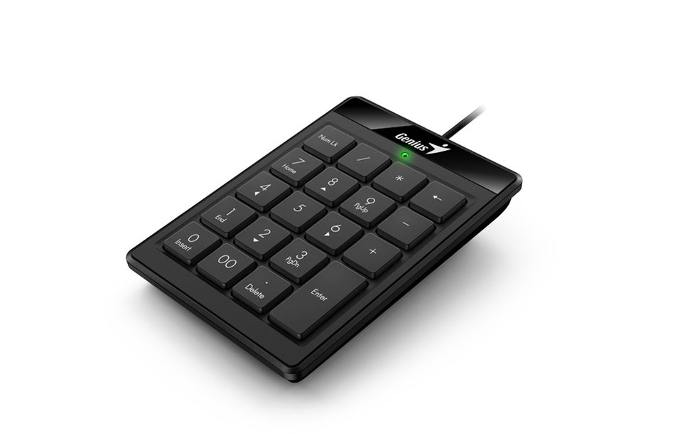 Teclado Numerico Genius Numpad 110, Alambrico, USB, Negro