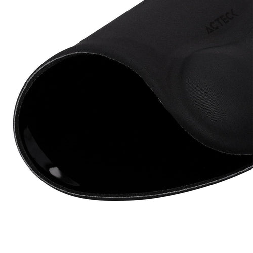 Mousepad Acteck MG210 con reposa munecas, Tela, Antideslizante, Negro