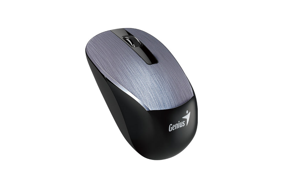 Mouse Optico Genius NX-7015 Inalambrico, BlueEye 1200Dpi, USB 2.4Ghz, Gris/Negro