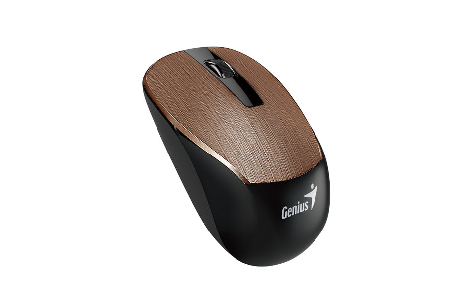 Mouse Optico Genius NX-7015 Inalambrico, BlueEye 1200Dpi, USB 2.4Ghz, Cobre/Negro
