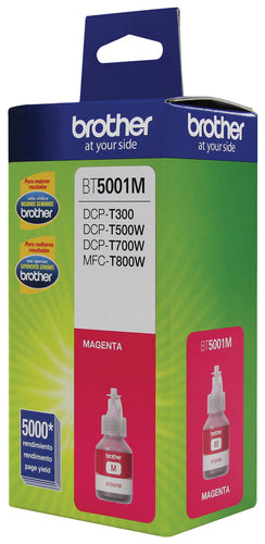 Cartucho de tinta Brother BT5001M, Magenta, 5000 paginas, DCP-T300 DCP-T500W DCP-T700 WMFC-T800W