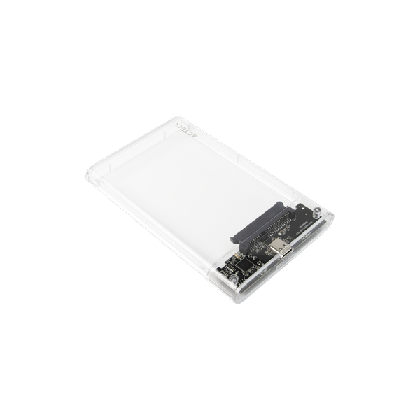 Gabinete Enclosure Acteck Armor Clear HC430 2.5 Sata, USB 3.0, Max. 2TB, transparente
