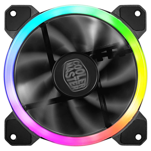 Ventilador Cooler Master MasterFan MF120 S2, 120mm, ARGB, Aura Sync, 1200 RPM, Negro