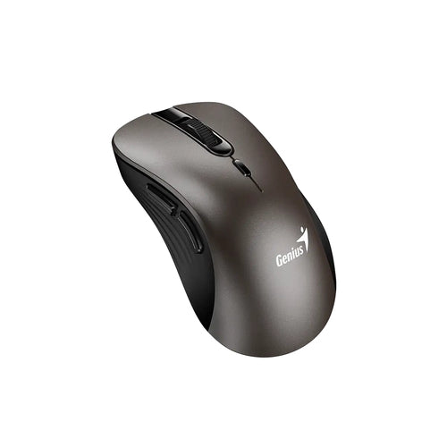 Mouse Ergonomico Genius ERGO 8100S, Inalambrico, USB, 1600 DPI, 6 botones, Silencioso, Titanio
