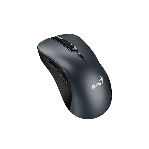 Mouse Ergonomico Genius ERGO 8100S, Inalambrico, USB, 1600 DPI, 6 botones, Silencioso, Gris