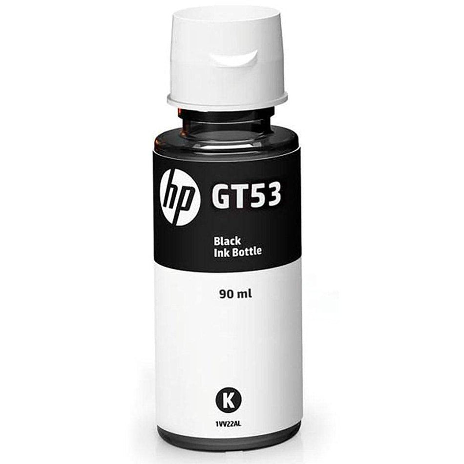 Botella de Tinta Negra HP GT53 90ml Original para impresoras Smart Tank