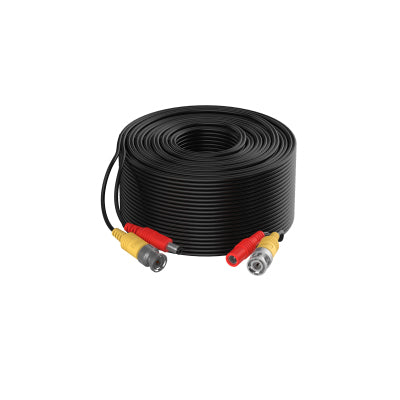 Cable de video y energia Dahua, 30mts, hasta 4k, Exterior e Interior, AHD/CVI/TVI/CVBS, Negro