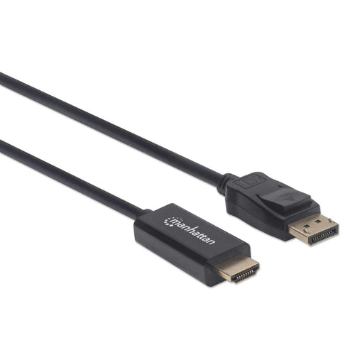 Cable Manhattan DisplayPort 1.1 a HDMI 1.2, Full HD, 60Hz, 1 metro, Negro