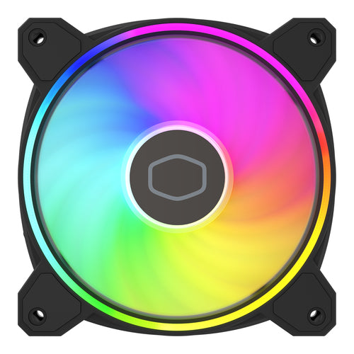 Ventilador Cooler Master MF120 HALO, 120mm, ARGB, Negro