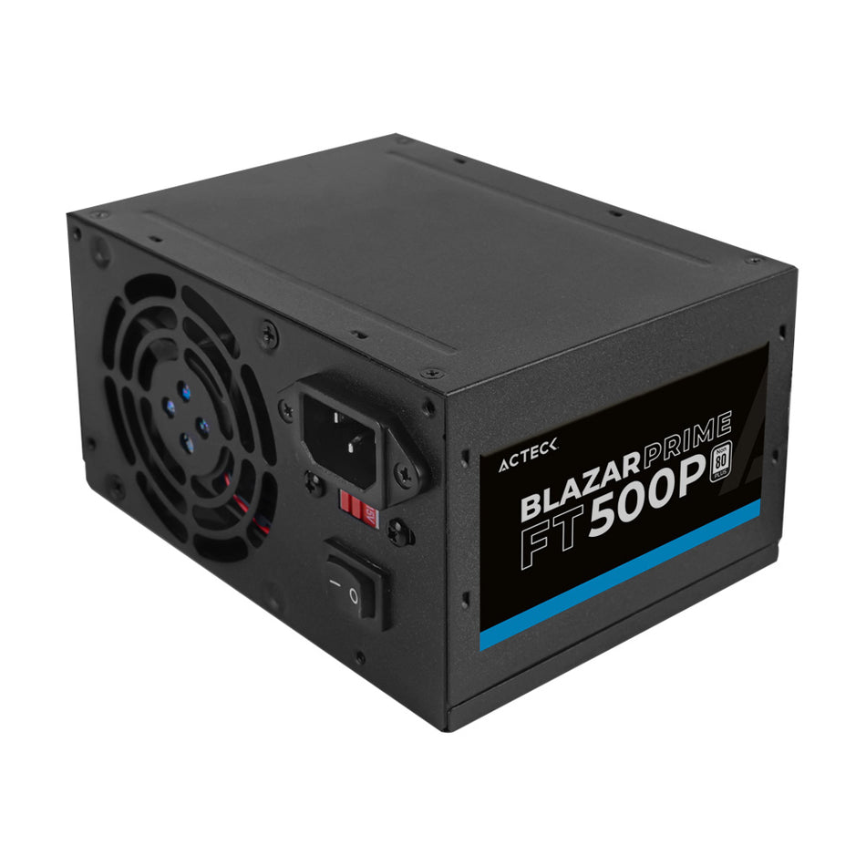 Fuente de Poder Acteck Blazar Prime FT500P, 500W, ATX, 80mm, Negro