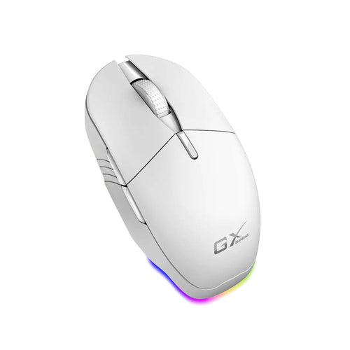 Mouse Genius Gx Gaming M8250, Inalambrico, 6 Botones, 3200 Dpi, Recargable, Rgb, Blanco