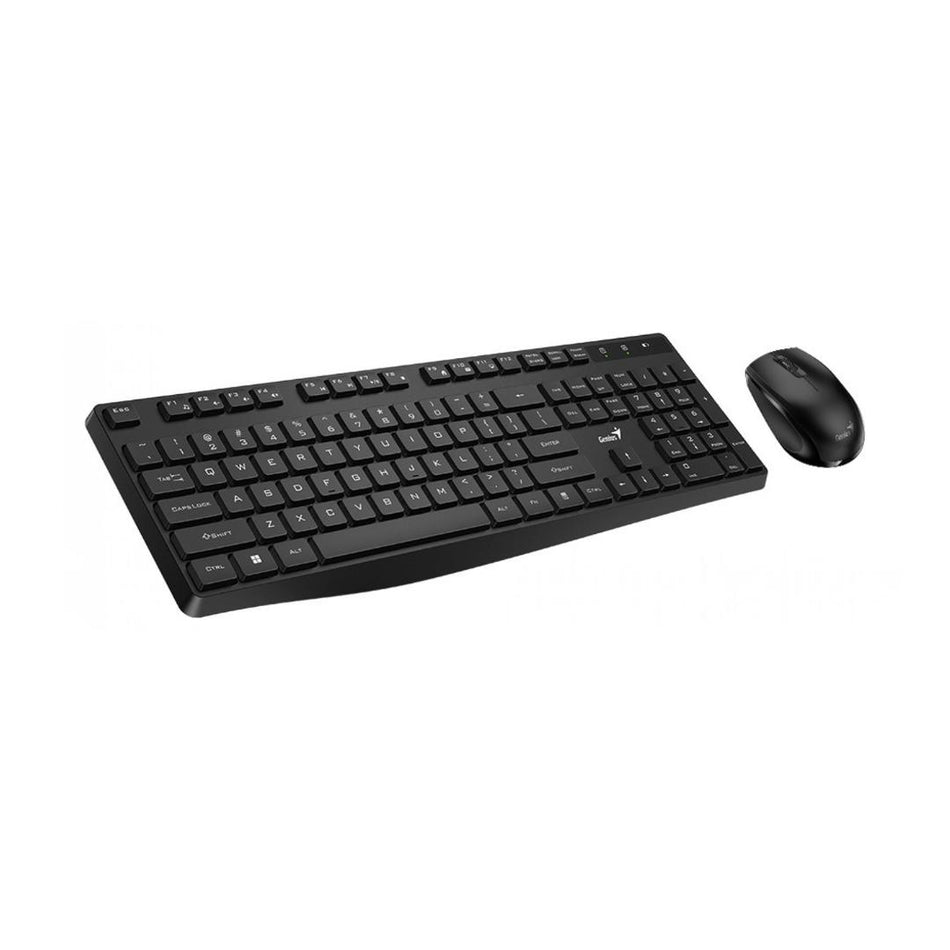 Kit Teclado y Mouse Inalambrico Genius KM-8206S, Usb 2.4G, Color Negro
