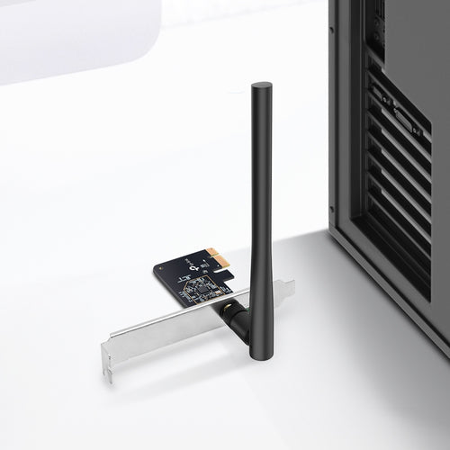 Tarjeta de red PCIe TP-LINK AC600 inalambrica de doble banda 433Mbps 5GHZ y 200Mbps 2.4GHZ