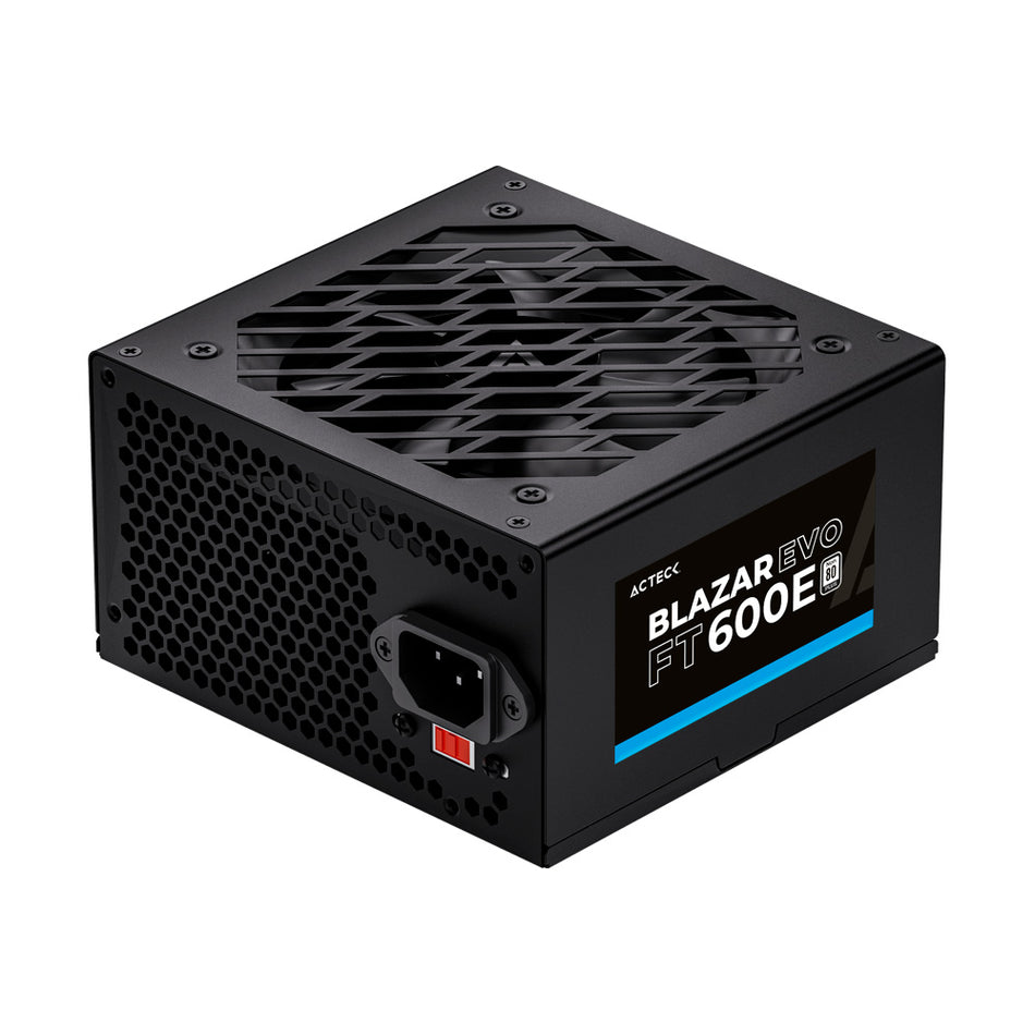 Fuente de Poder Acteck Blazar Evo FT600E, 600W, ATX, 120mm, Negro