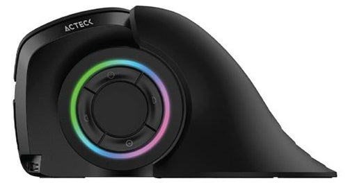 Mouse Vertical Acteck Optimize MI690 Ergonomico, Inalambrico, RGB, 2400DPI, 6 Botones, Negro