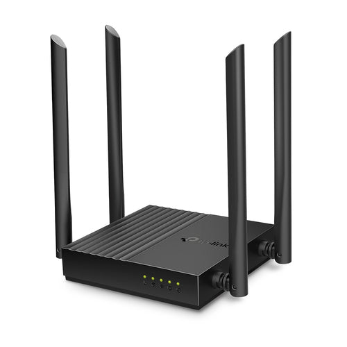 Ruteador Inalambrico TP-Link Archer C64, antenas 4, 2.4GHz/5GHz, Wi-Fi 5, 4x Puertos, 1200 Mbits, Negro