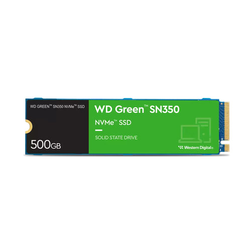 SSD Western Digital Green SN350 500GB, M.2, PCI Express 3.0, Lectura 2400 MB/s, Escritura 1500 MB/s