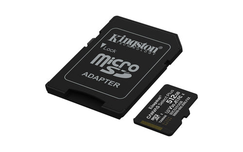 Memoria SD Kingston 512GB, Technology Canvas Select Plus Gen3, Velocidad 150 MB/s, Clase 10