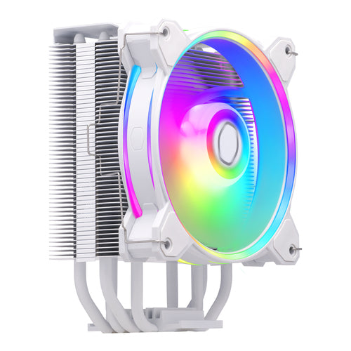 Disipador Cooler Master Hyper 212 Halo, AMD/Intel, RGB, Blanco